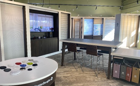 window treatment display room